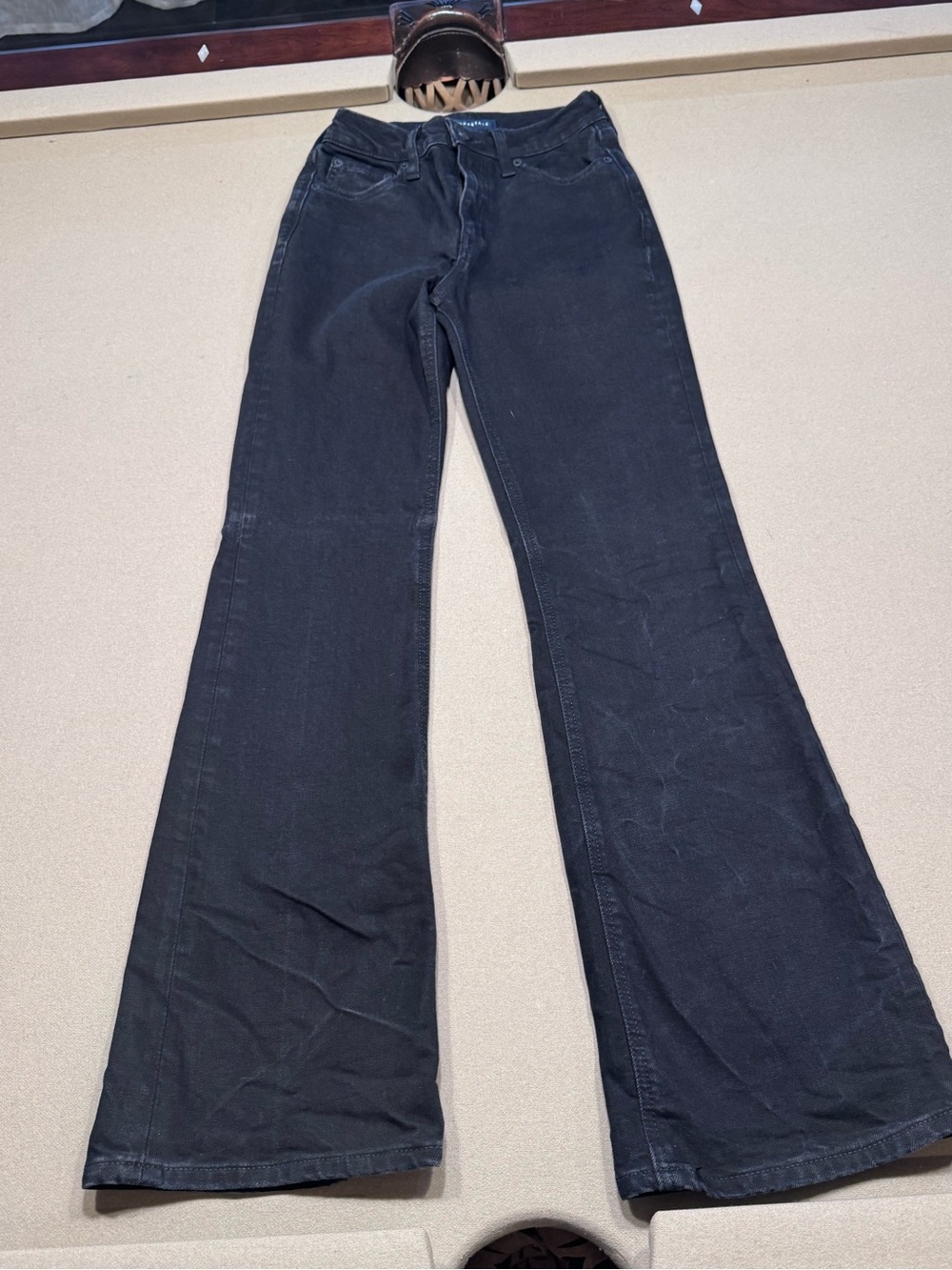 Aeropostale Black High-Rise Flare Jeans - Picture 2 of 7